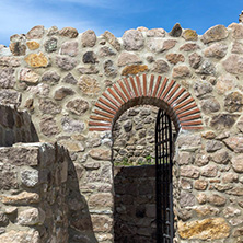 PERISTERA FORTRESS, PESHTERA, BULGARIA - MAY 5, 2018: Ruins of Ancient Byzantine fortress The Peristera in town of Peshtera, Pazardzhik Region, Bulgaria
