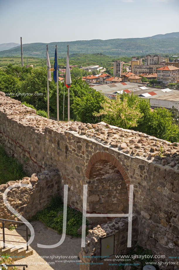 PERISTERA FORTRESS, PESHTERA, BULGARIA - MAY 5, 2018: Ruins of Ancient Byzantine fortress The Peristera in town of Peshtera, Pazardzhik Region, Bulgaria