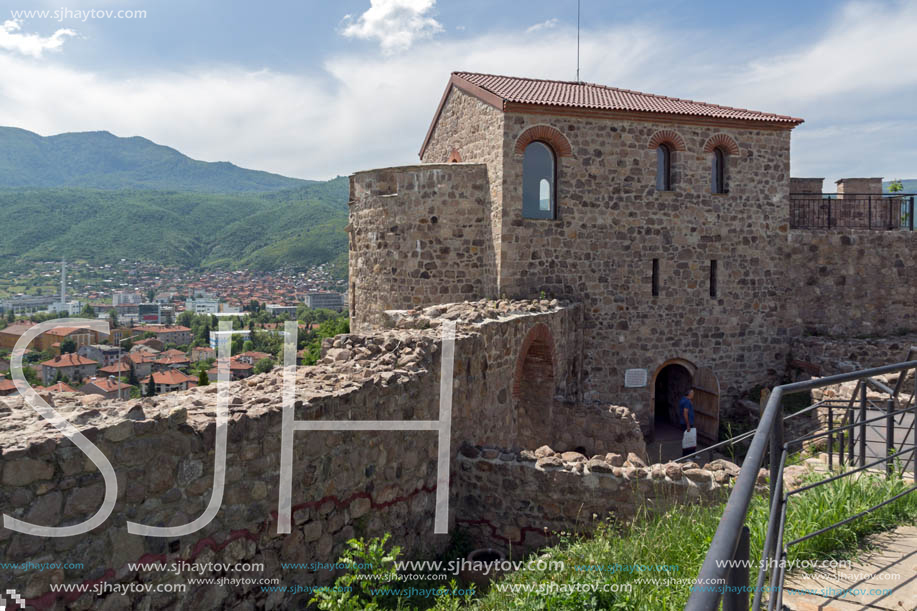 PERISTERA FORTRESS, PESHTERA, BULGARIA - MAY 5, 2018: Ruins of Ancient Byzantine fortress The Peristera in town of Peshtera, Pazardzhik Region, Bulgaria