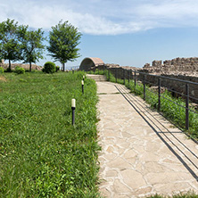 PERISTERA FORTRESS, PESHTERA, BULGARIA - MAY 5, 2018: Ruins of Ancient Byzantine fortress The Peristera in town of Peshtera, Pazardzhik Region, Bulgaria
