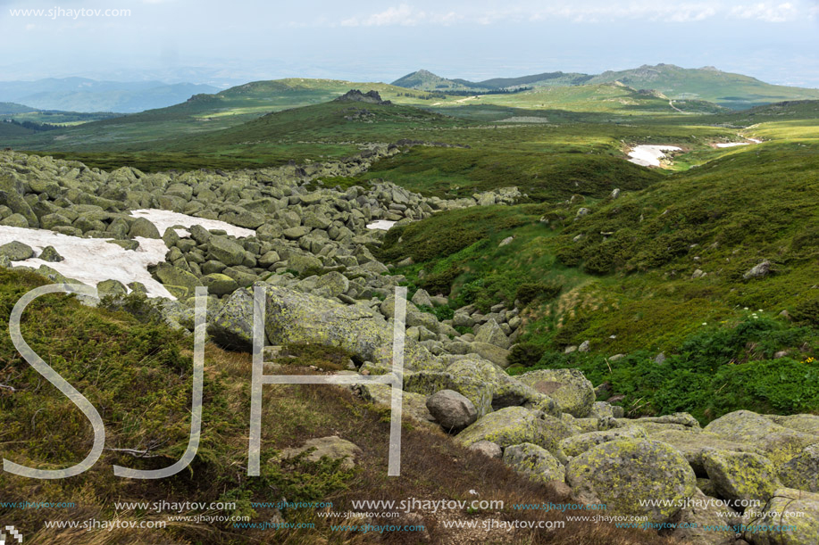 Landscape of Vitosha Mountain near Cherni Vrah Peak, Sofia City Region, Bulgaria