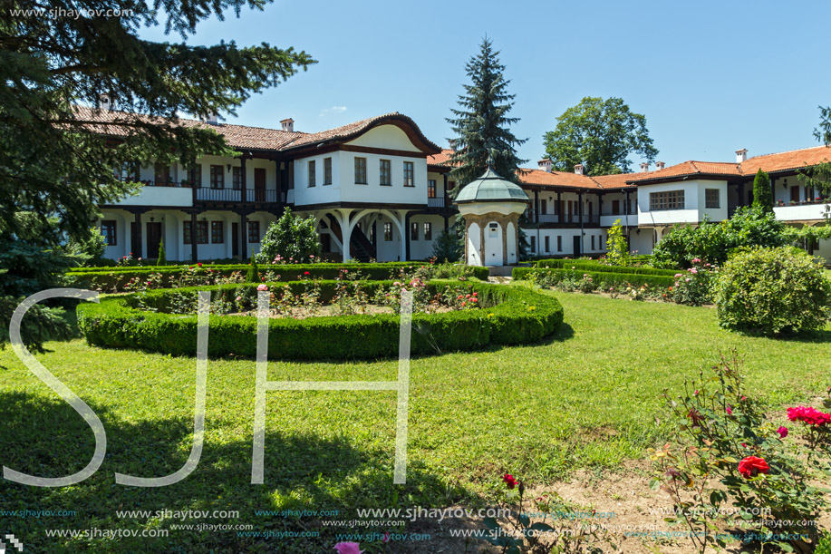 Buildings of the nineteenth century in Sokolski Monastery Holy Mother"s Assumption, Gabrovo region, Bulgaria