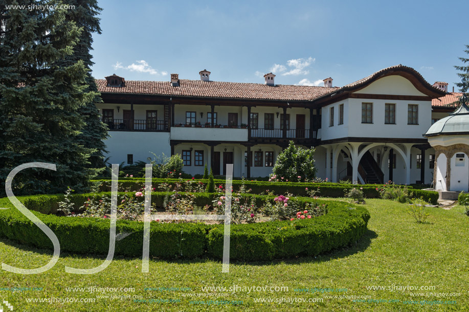 Buildings of the nineteenth century in Sokolski Monastery Holy Mother"s Assumption, Gabrovo region, Bulgaria