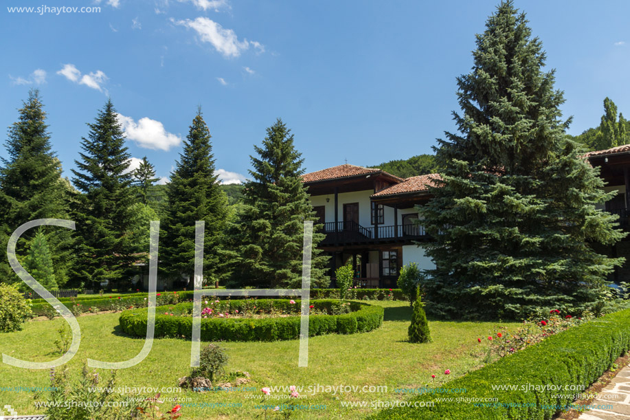 Buildings of the nineteenth century in Sokolski Monastery Holy Mother"s Assumption, Gabrovo region, Bulgaria