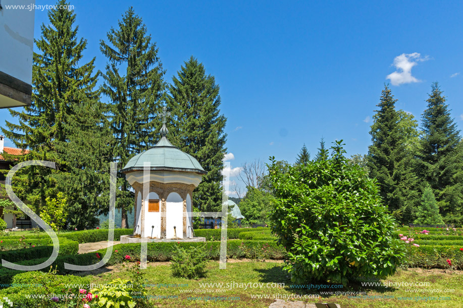 Buildings of the nineteenth century in Sokolski Monastery Holy Mother"s Assumption, Gabrovo region, Bulgaria