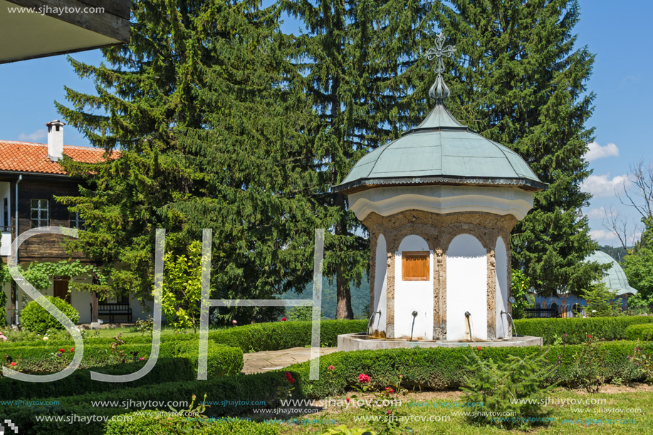 Buildings of the nineteenth century in Sokolski Monastery Holy Mother"s Assumption, Gabrovo region, Bulgaria