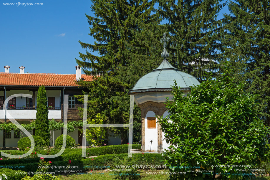 Buildings of the nineteenth century in Sokolski Monastery Holy Mother"s Assumption, Gabrovo region, Bulgaria