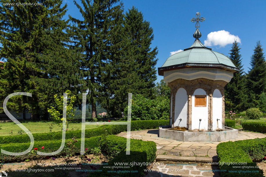 Buildings of the nineteenth century in Sokolski Monastery Holy Mother"s Assumption, Gabrovo region, Bulgaria