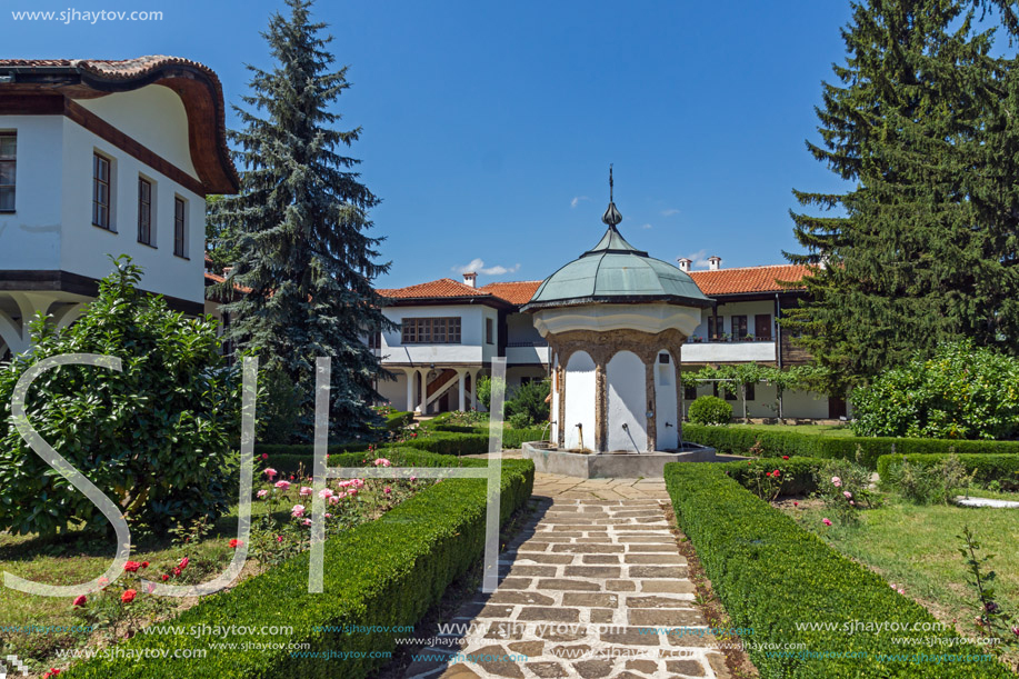 Buildings of the nineteenth century in Sokolski Monastery Holy Mother"s Assumption, Gabrovo region, Bulgaria