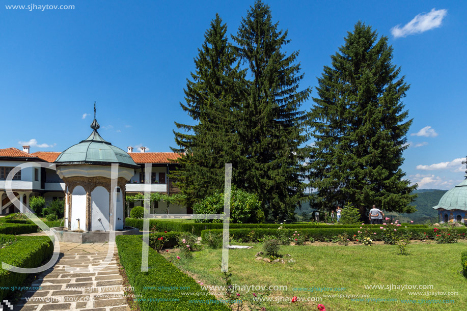 Buildings of the nineteenth century in Sokolski Monastery Holy Mother"s Assumption, Gabrovo region, Bulgaria