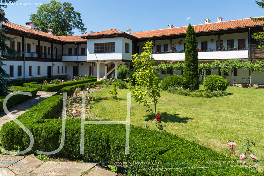 Buildings of the nineteenth century in Sokolski Monastery Holy Mother"s Assumption, Gabrovo region, Bulgaria