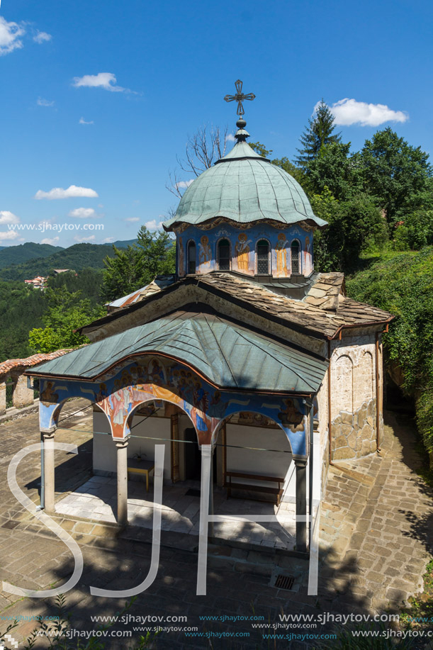 Buildings of the nineteenth century in Sokolski Monastery Holy Mother"s Assumption, Gabrovo region, Bulgaria