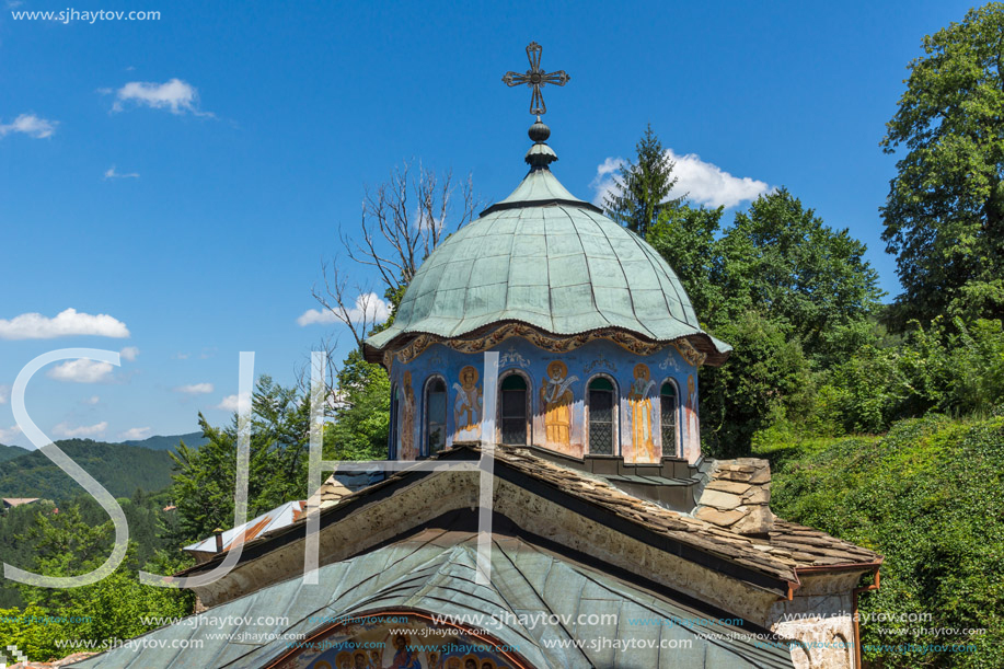 Buildings of the nineteenth century in Sokolski Monastery Holy Mother"s Assumption, Gabrovo region, Bulgaria