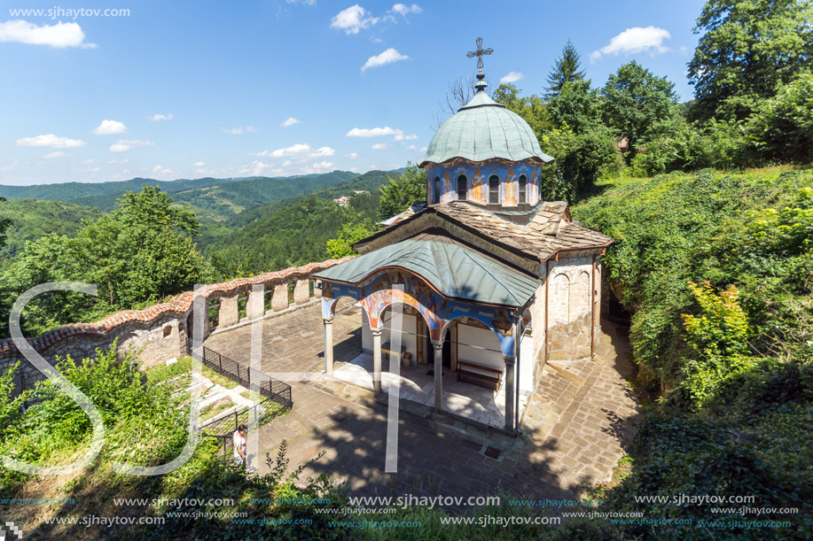 Buildings of the nineteenth century in Sokolski Monastery Holy Mother"s Assumption, Gabrovo region, Bulgaria