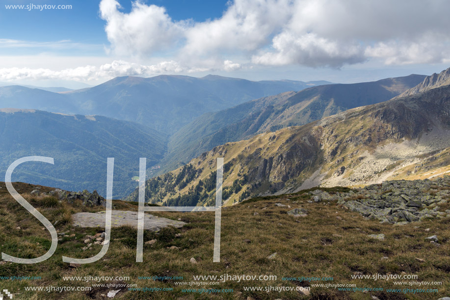 Amazing Landscape from Malyovitsa peak, Rila Mountain, Bulgaria