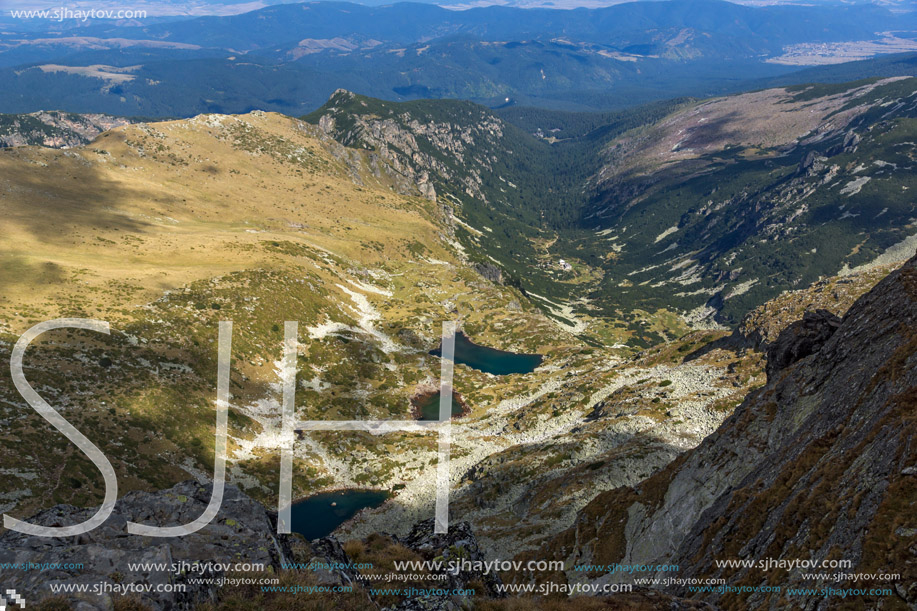 Amazing Landscape from Malyovitsa peak, Rila Mountain, Bulgaria