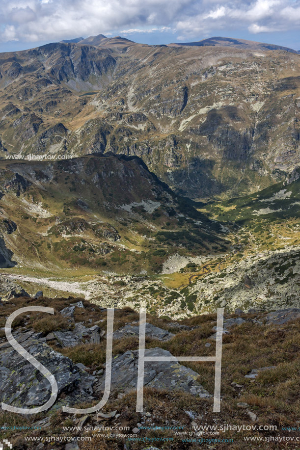 Amazing Landscape from Malyovitsa peak, Rila Mountain, Bulgaria
