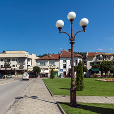 TRYAVNA, BULGARIA - JULY 6, 2018: Center of historical town of Tryavna, Gabrovo region, Bulgaria