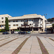 TRYAVNA, BULGARIA - JULY 6, 2018: Center of historical town of Tryavna, Gabrovo region, Bulgaria