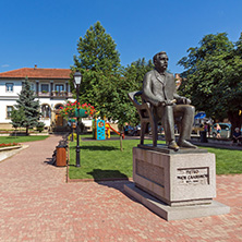 TRYAVNA, BULGARIA - JULY 6, 2018: Petko Slaveykov  Monument of historical town of Tryavna, Gabrovo region, Bulgaria