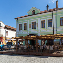 TRYAVNA, BULGARIA - JULY 6, 2018: Center of historical town of Tryavna, Gabrovo region, Bulgaria