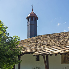 TRYAVNA, BULGARIA - JULY 6, 2018:  Medieval Church of St. Archangel Michael in historical town of Tryavna, Gabrovo region, Bulgaria