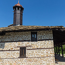 TRYAVNA, BULGARIA - JULY 6, 2018:  Medieval Church of St. Archangel Michael in historical town of Tryavna, Gabrovo region, Bulgaria