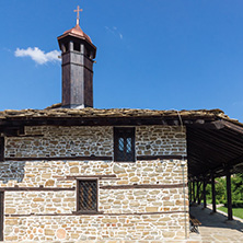 TRYAVNA, BULGARIA - JULY 6, 2018:  Medieval Church of St. Archangel Michael in historical town of Tryavna, Gabrovo region, Bulgaria