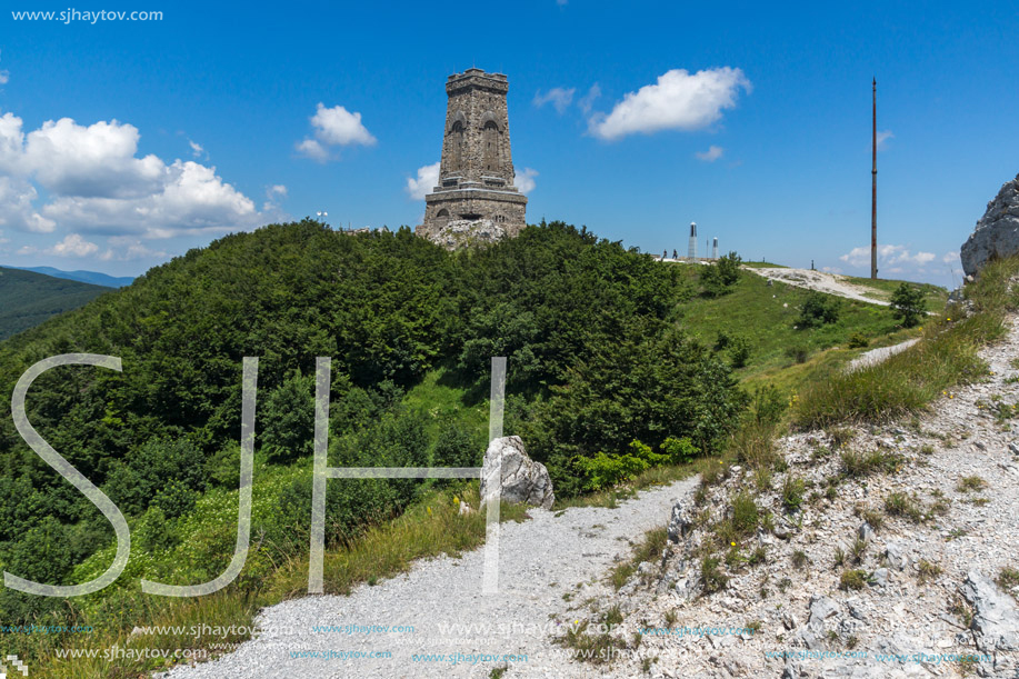 Stara Planina (Balkan) Mountain and Monument to Liberty Shipka, Stara Zagora Region, Bulgaria