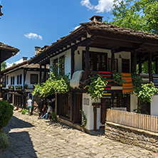 ETAR, GABROVO, BULGARIA- JULY 6, 2018: Old house in Architectural Ethnographic Complex Etar (Etara) near town of Gabrovo, Bulgaria