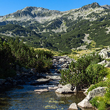 Amazing landscape of Banderitsa river, Pirin Mountain, Bulgaria