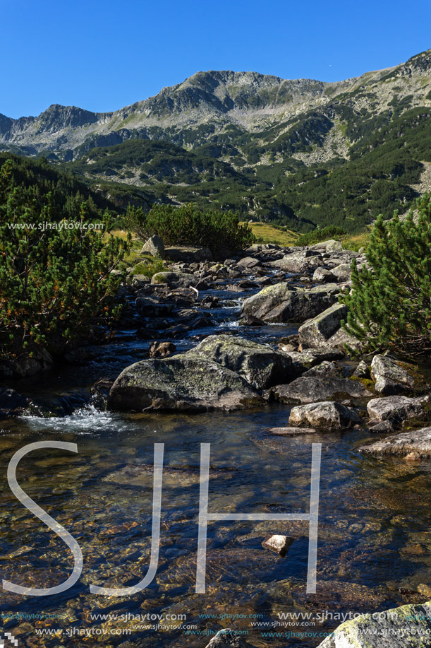 Amazing landscape of Banderitsa river, Pirin Mountain, Bulgaria