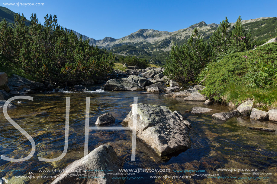 Amazing landscape of Banderitsa river, Pirin Mountain, Bulgaria