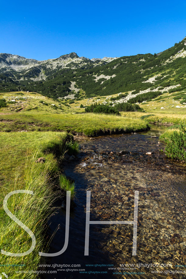 Amazing landscape of Banderitsa river, Pirin Mountain, Bulgaria