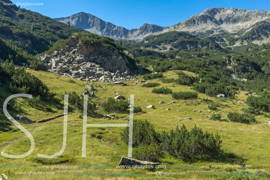 Landscape with Banderishki Chukar Peak, Pirin Mountain, Bulgaria