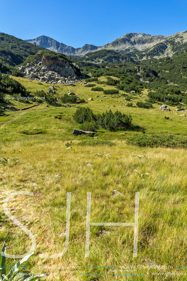 Landscape with Banderishki Chukar Peak, Pirin Mountain, Bulgaria