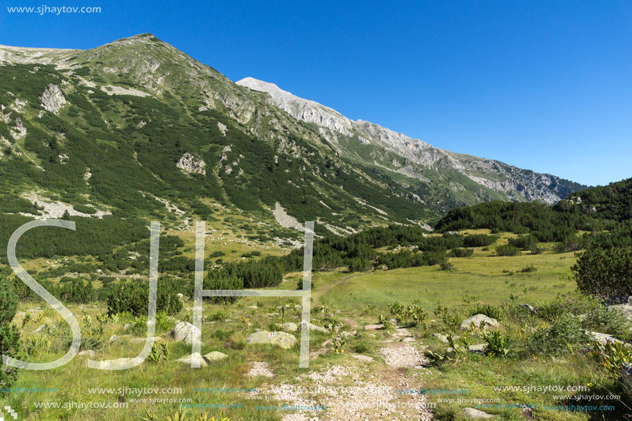 Landscape with Hvoynati and Vihren Peak, Pirin Mountain, Bulgaria