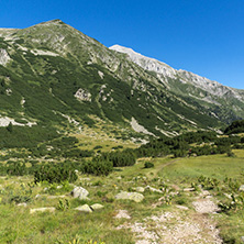 Landscape with Hvoynati and Vihren Peak, Pirin Mountain, Bulgaria