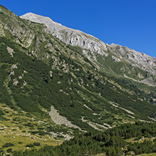 Landscape with Hvoynati and Vihren Peak, Pirin Mountain, Bulgaria