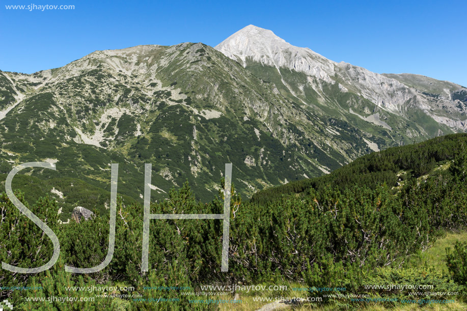 Landscape with Hvoynati and Vihren Peak, Pirin Mountain, Bulgaria