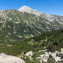 Landscape with Hvoynati and Vihren Peak, Pirin Mountain, Bulgaria