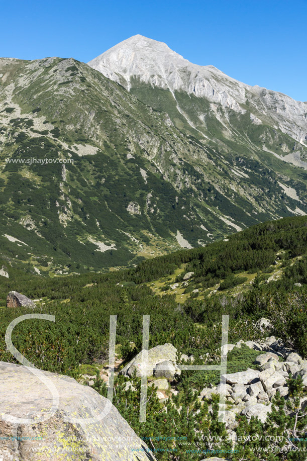 Landscape with Hvoynati and Vihren Peak, Pirin Mountain, Bulgaria