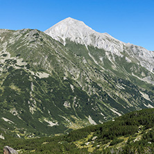 Landscape with Hvoynati and Vihren Peak, Pirin Mountain, Bulgaria