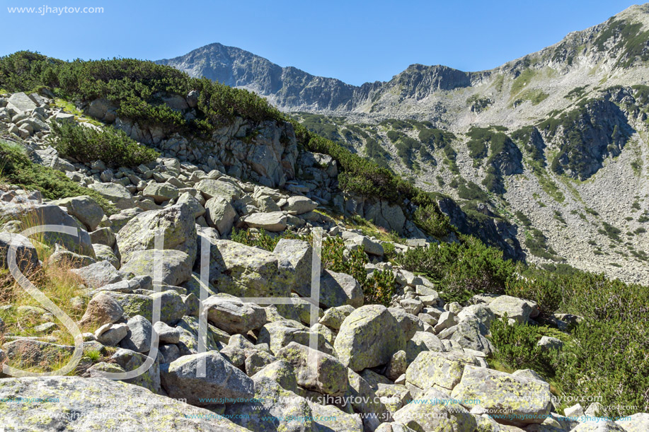 Landscape with Banderishki Chukar Peak, Pirin Mountain, Bulgaria