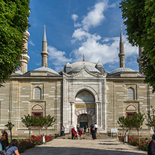 EDIRNE, TURKEY - MAY 26, 2018: Built by architect Mimar Sinan between 1569 and 1575 Selimiye Mosque in city of Edirne,  East Thrace, Turkey