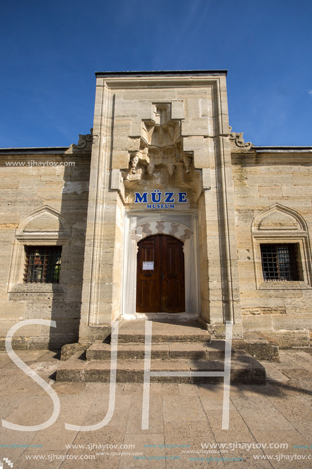 EDIRNE, TURKEY - MAY 26, 2018: Built by architect Mimar Sinan between 1569 and 1575 Selimiye Mosque in city of Edirne,  East Thrace, Turkey