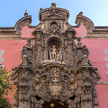 MADRID, SPAIN - JANUARY 24, 2018: Morning view of Museum of History of Madrid in City of Madrid, Spain