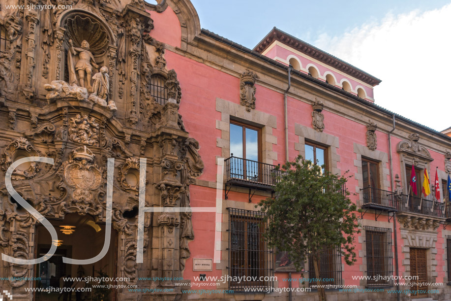 MADRID, SPAIN - JANUARY 24, 2018: Morning view of Museum of History of Madrid in City of Madrid, Spain