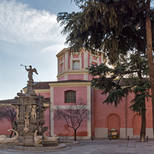 MADRID, SPAIN - JANUARY 24, 2018: Morning view of Museum of History of Madrid in City of Madrid, Spain