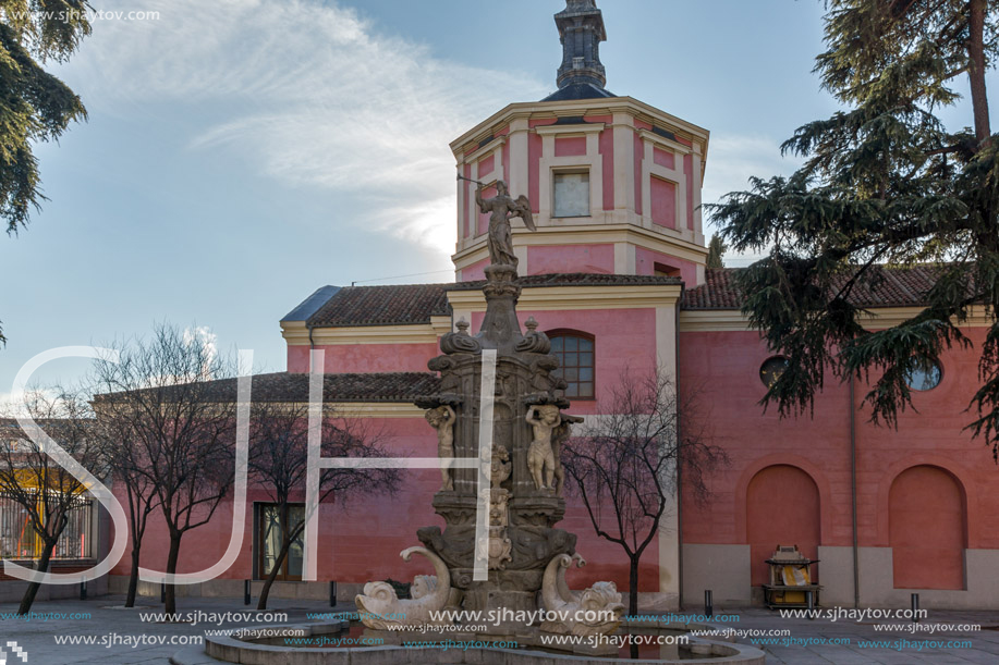 MADRID, SPAIN - JANUARY 24, 2018: Morning view of Museum of History of Madrid in City of Madrid, Spain